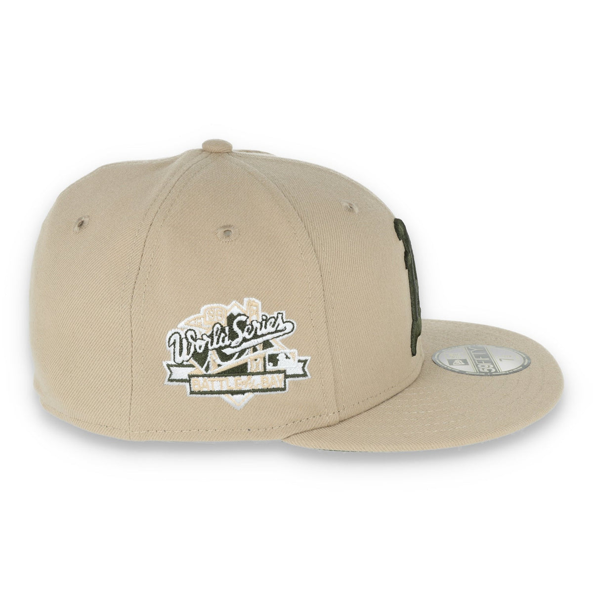 New Era Oakland Athletics 1989 World Series Patch 59FIFTY Fitted-Camel/Rifle product image 3, provided for visual reference