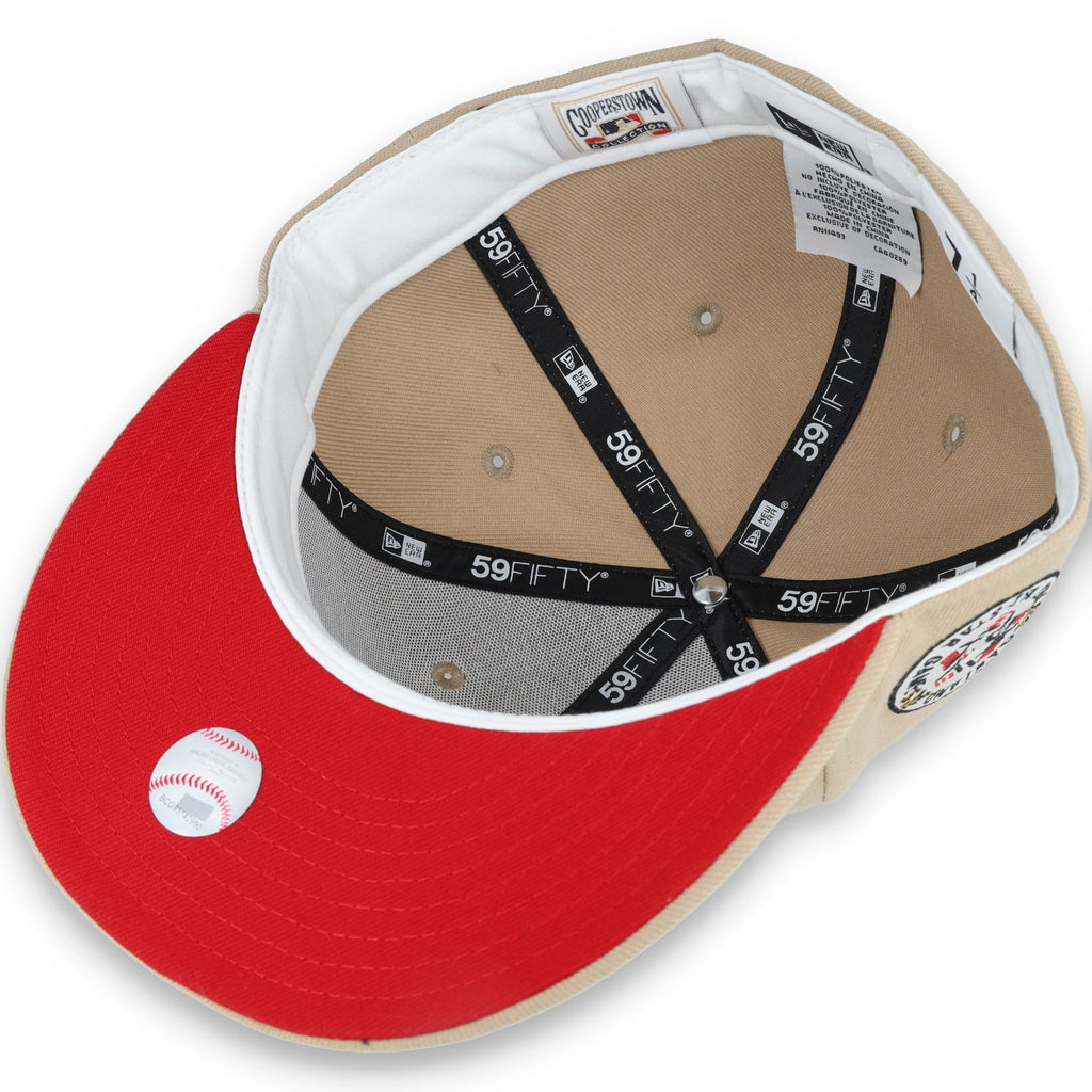 New Era Oakland Athletics 1987 All Star Patch 59FIFTY Fitted-Tan/Black product image 7, provided for visual reference and