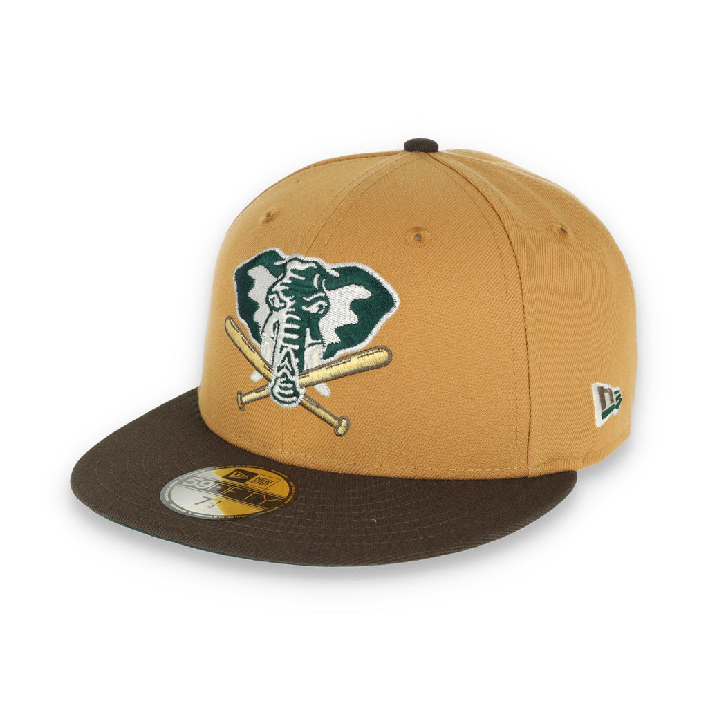 New Era Oakland Athletics 40th Anniversary Patch 59FIFTY Fitted-Panama Tan product image 3, provided for visual reference