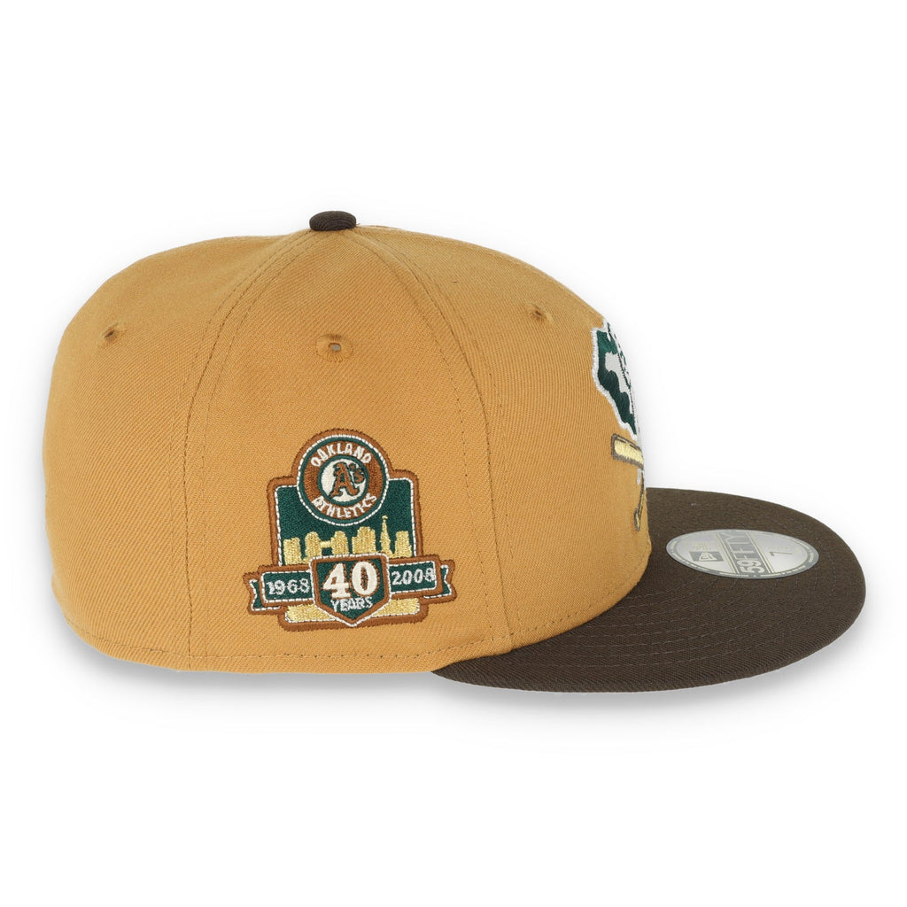New Era Oakland Athletics 40th Anniversary Patch 59FIFTY Fitted-Panama Tan product image 6, provided for visual reference