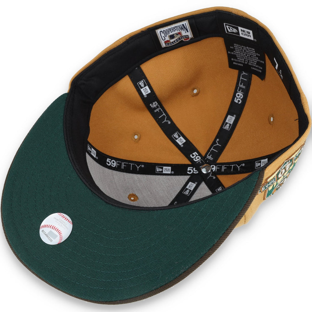 New Era Oakland Athletics 40th Anniversary Patch 59FIFTY Fitted-Panama Tan product image 7, provided for visual reference