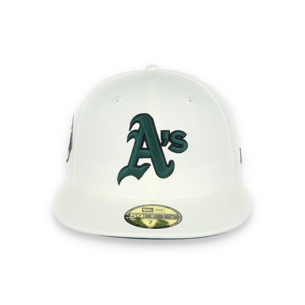 New Era Oakland Athletics 1973 World Series Patch 59FIFTY Fitted-Chrome product image 2, provided for visual reference and
