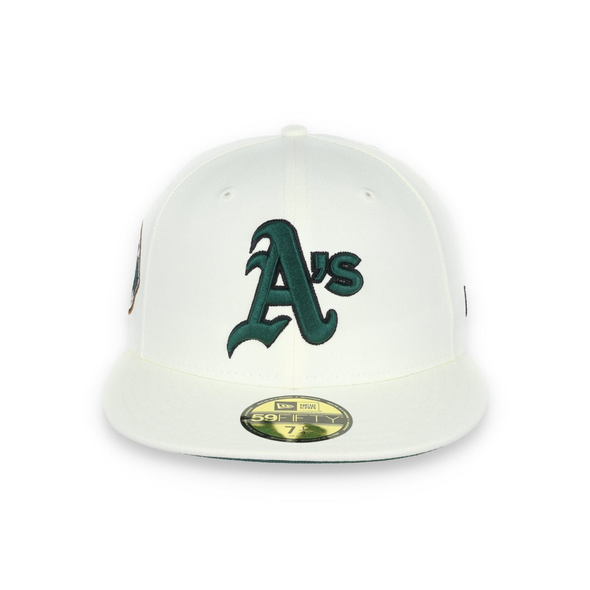New Era Oakland Athletics 1973 World Series Patch 59FIFTY Fitted-Chrome product image 2, provided for visual reference and