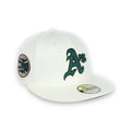 New Era Oakland Athletics 1973 World Series Patch 59FIFTY Fitted-Chrome product image 1, provided for visual reference and