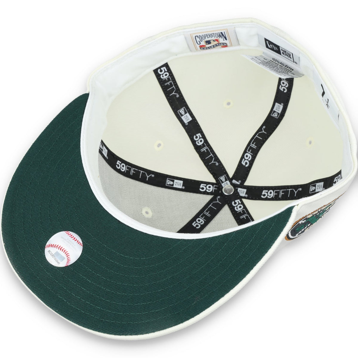 New Era Oakland Athletics 1973 World Series Patch 59FIFTY Fitted-Chrome product image 7, provided for visual reference and
