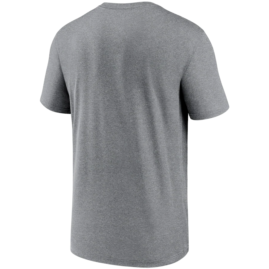 Nike Oakland Athletics Local Logo Legend T-Shirt – Heathered Gray product image 2, provided for visual reference and product