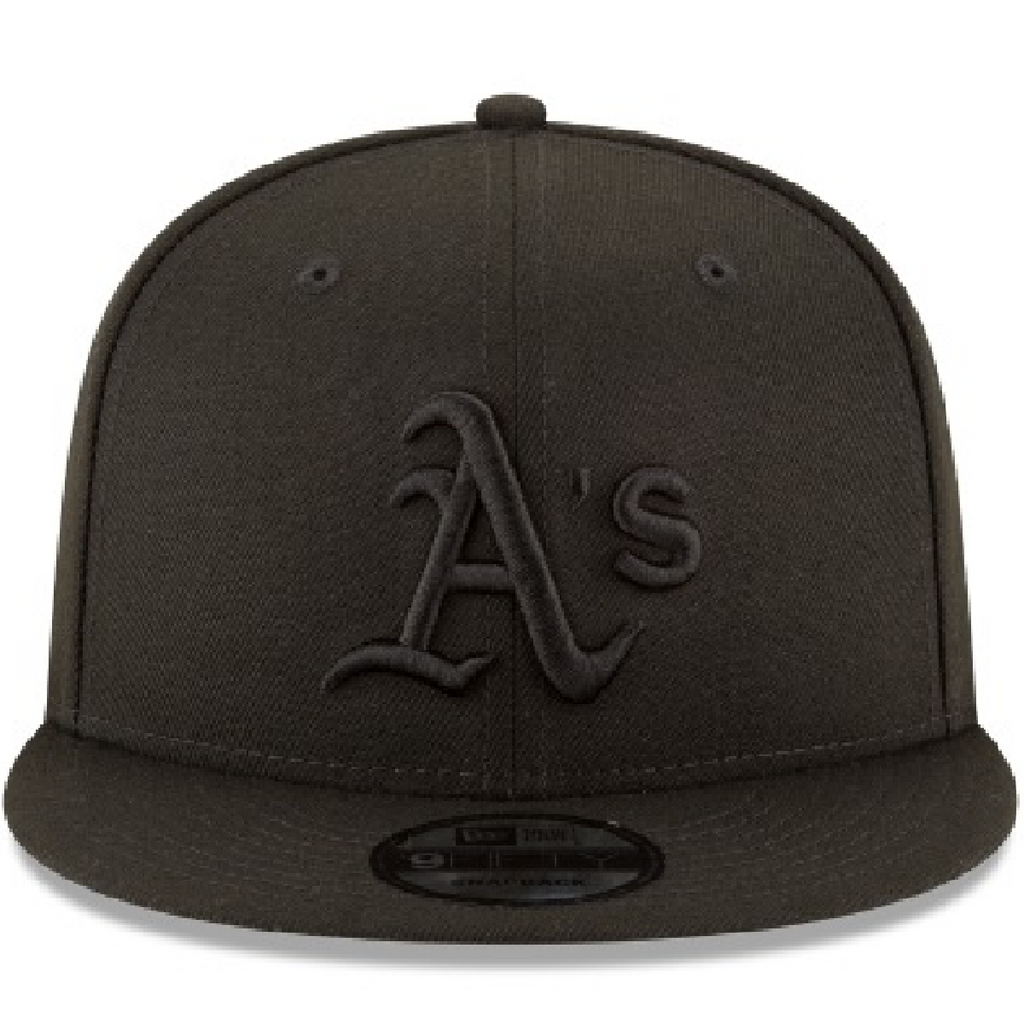 Oakland Athletics Mlb Basic 9Fifty Snapback-Black/Black product image 2, provided for visual reference and product detail