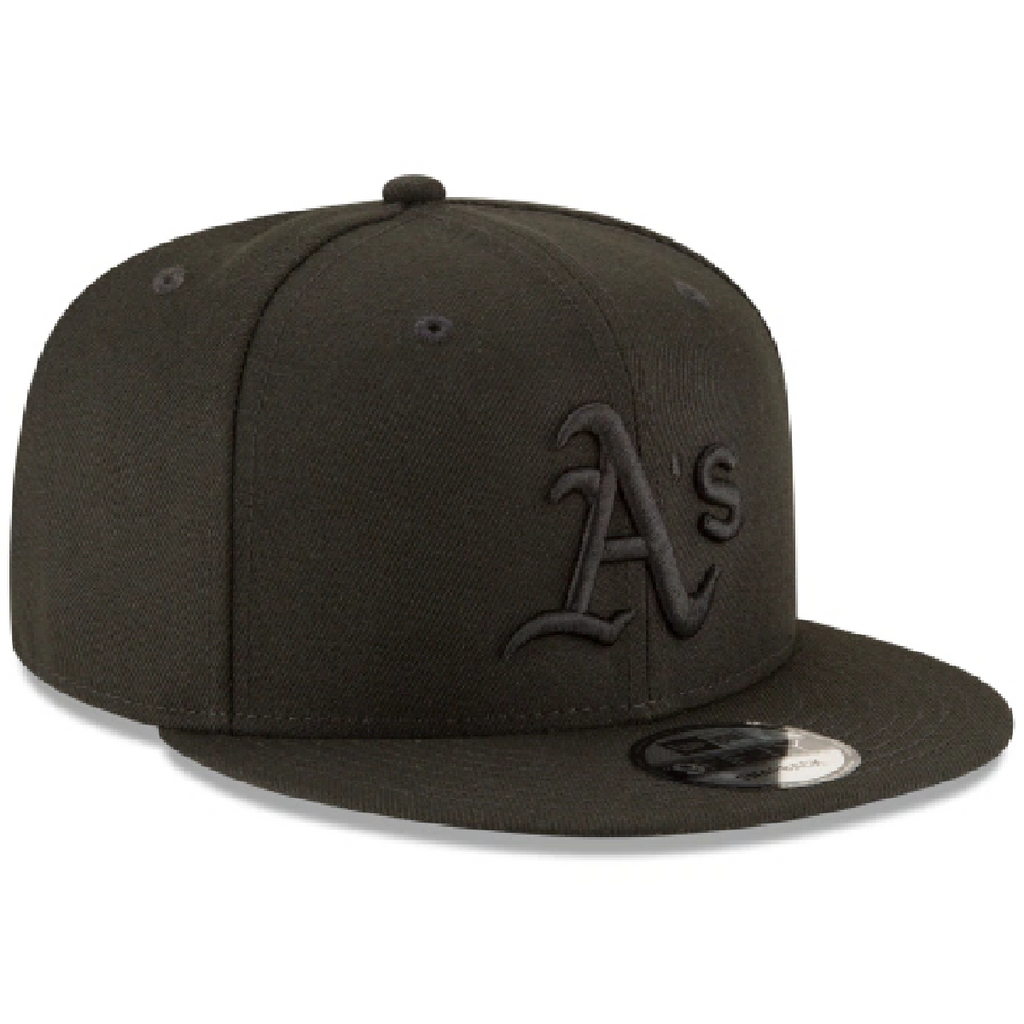Oakland Athletics Mlb Basic 9Fifty Snapback-Black/Black product image 3, provided for visual reference and product detail