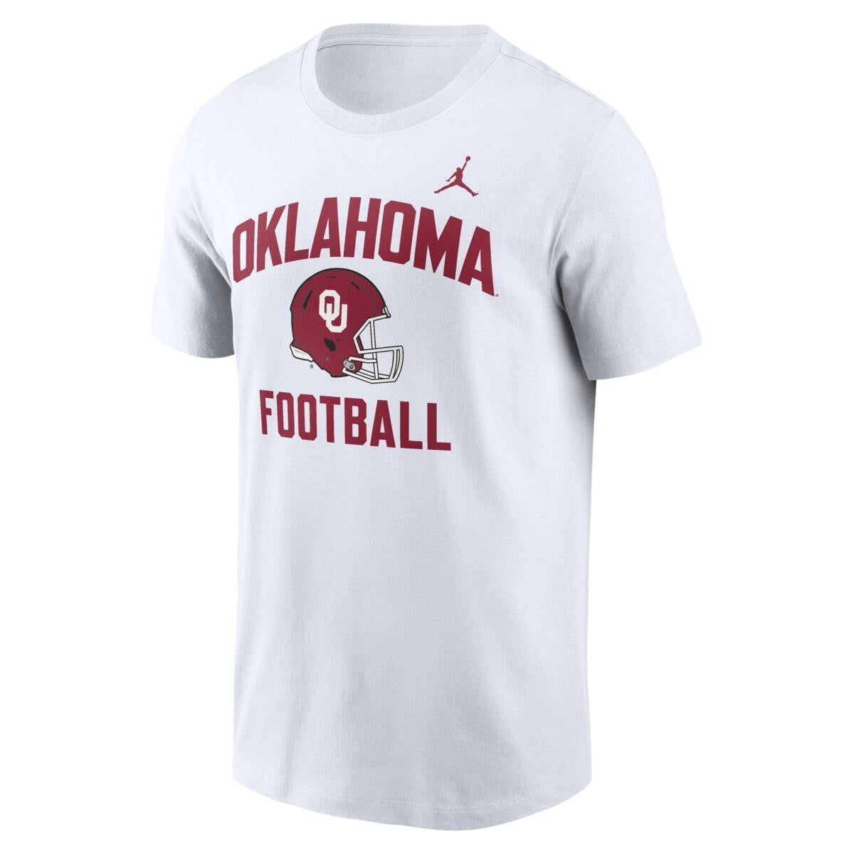 Oklahoma Sooners Nike Mens White T-Shirt product image 2, provided for visual reference and product detail review