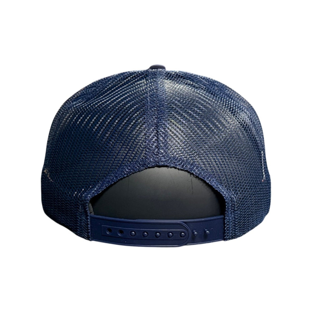 Old Style Navy Core Fremont Trucker Hat product image 4, provided for visual reference and product detail review