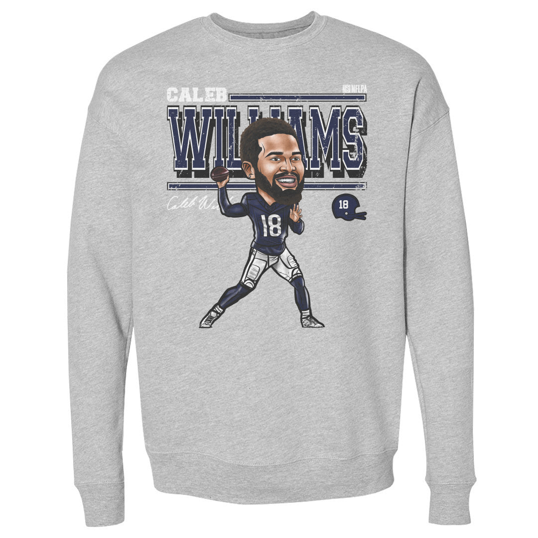 Caleb Williams Chicago Cartoon WHT product image 1, provided for visual reference and product detail review