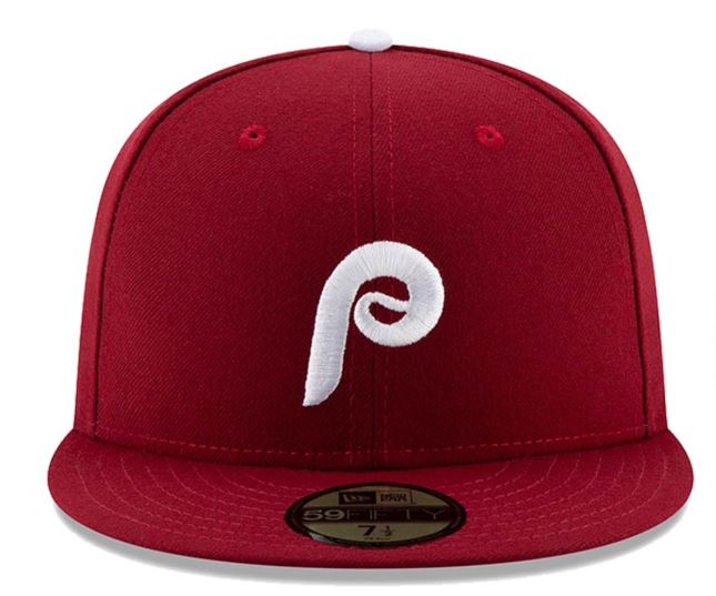 Philadelphia Phillies Alternate 2 Collection 59Fifty Fitted-On-Field Collection-Burgundy product image 2, provided for