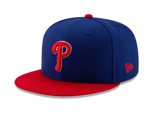 Philadelphia Phillies Alternate Collection 59Fifty Fitted-On-Field Collection-Blue/Red product image 1, provided for visual