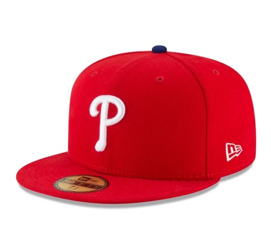 Philadelphia Phillies Home Collection 59Fifty Fitted-On-Field Collection-Red product image 1, provided for visual reference