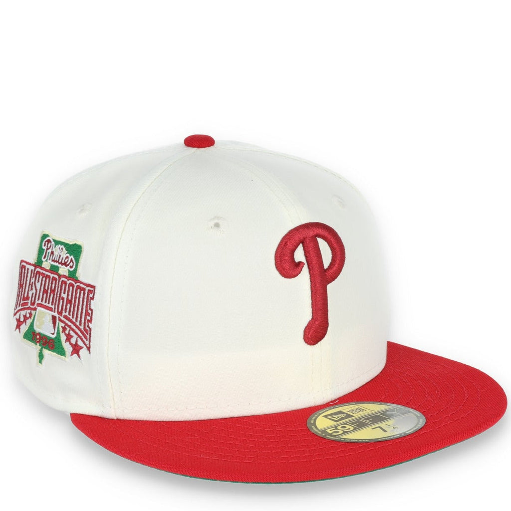 New Era Philadelphia Phillies All Star Patch 59FIFTY Fitted Ivory Hat product image 2, provided for visual reference and