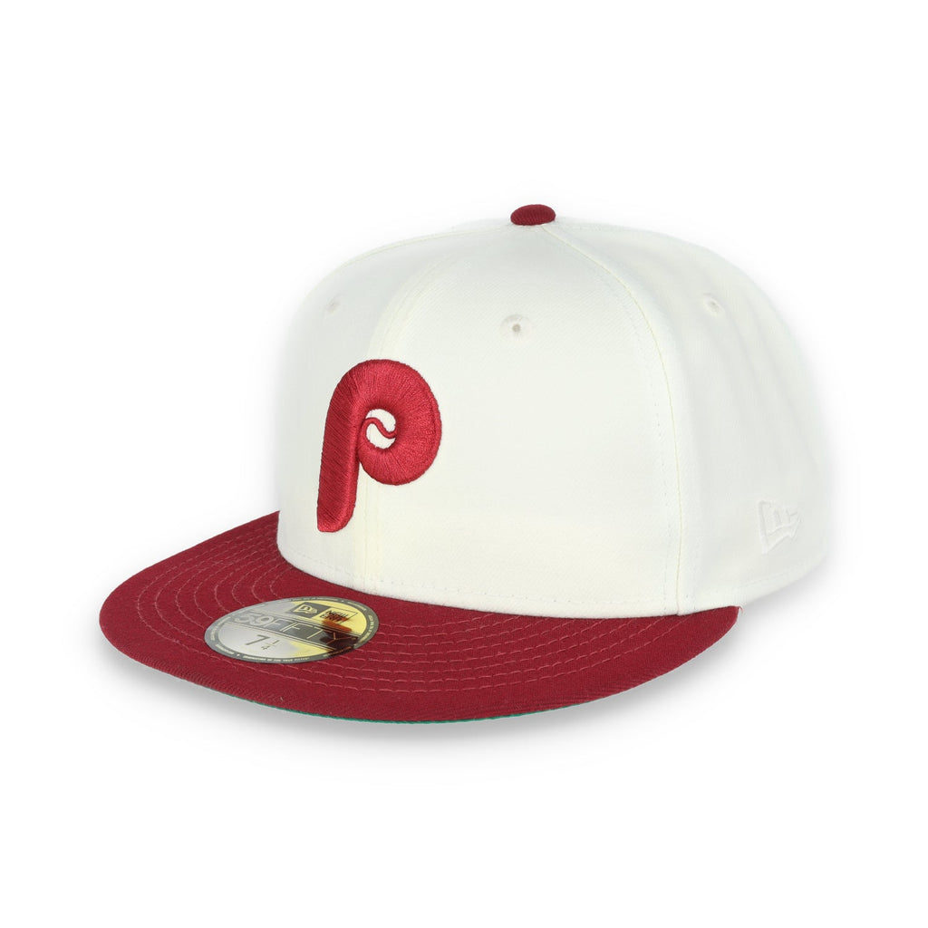New Era Philadelphia Phillies 1980 World Series Patch 59FIFTY Fitted Hat-Ivory product image 3, provided for visual