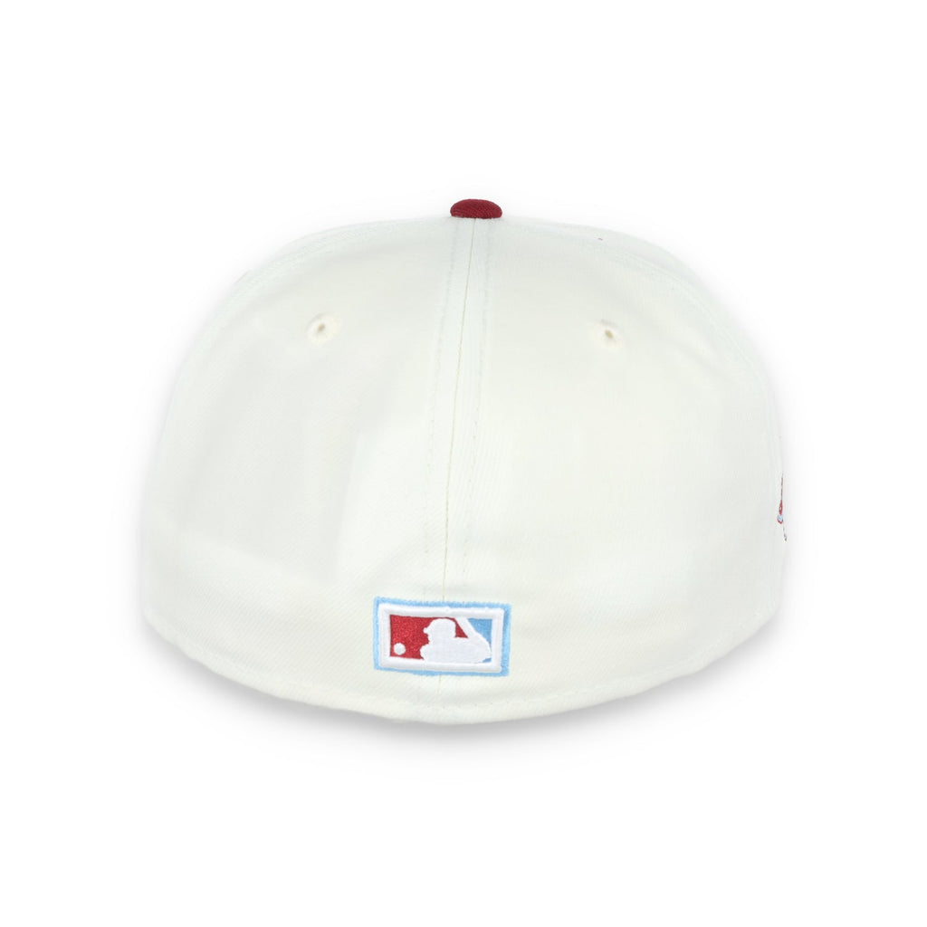 New Era Philadelphia Phillies 1980 World Series Patch 59FIFTY Fitted Hat-Ivory product image 5, provided for visual