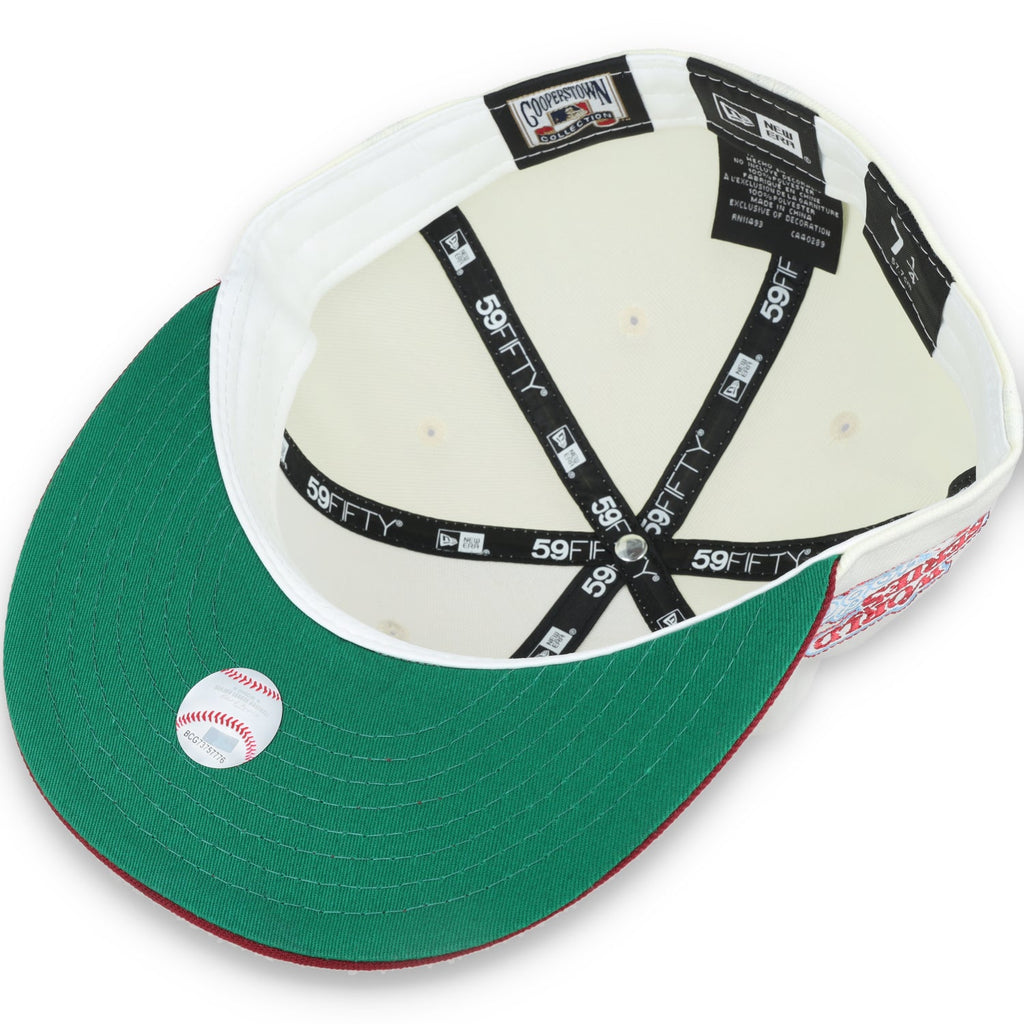 New Era Philadelphia Phillies 1980 World Series Patch 59FIFTY Fitted Hat-Ivory product image 7, provided for visual