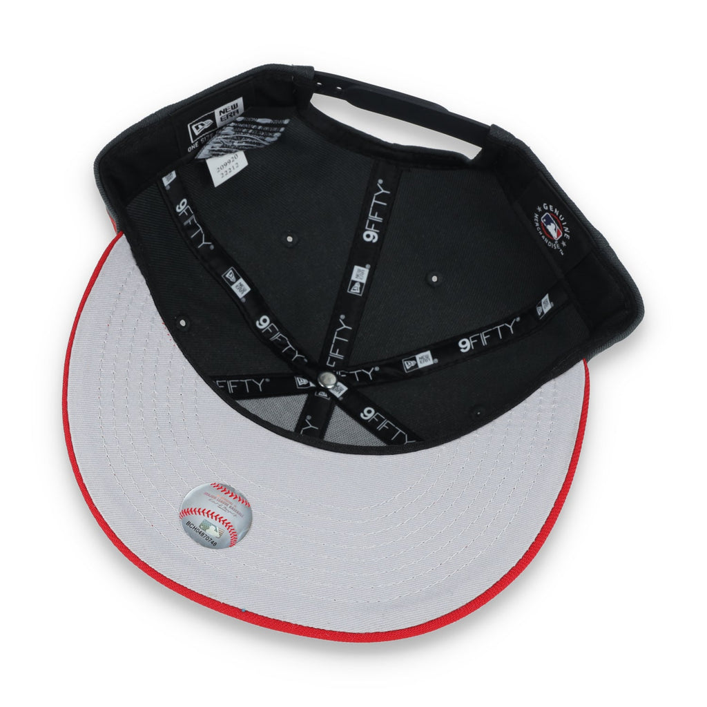 New Era Pittsburgh Pirates 2-Tone Color Pack 9FIFTY Snapback Hat - Grey/Scarlet product image 7, provided for visual