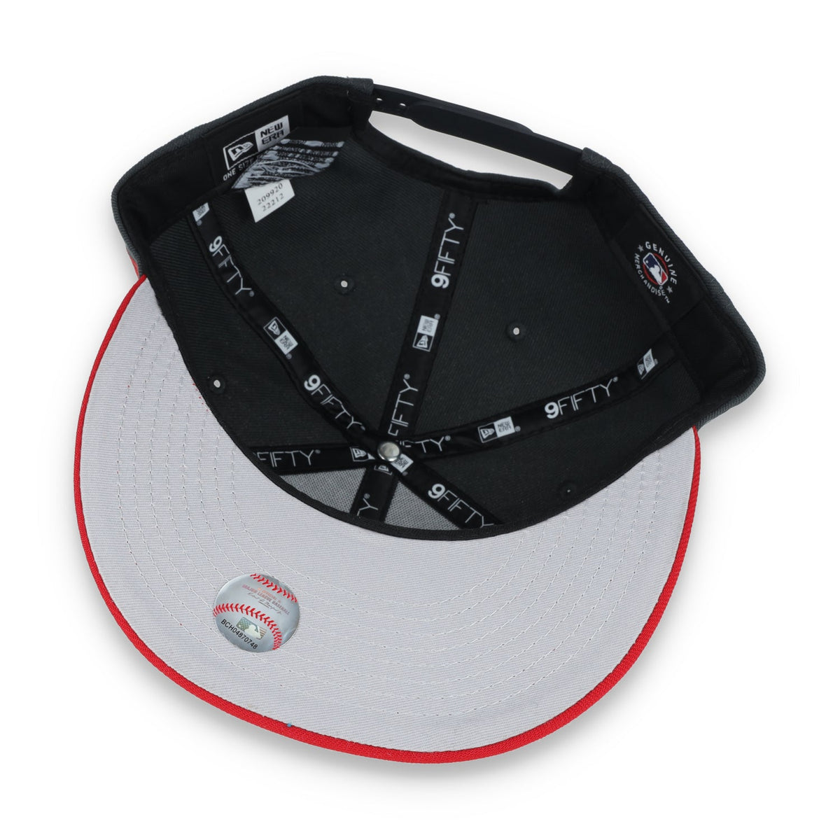 New Era Pittsburgh Pirates 2-Tone Color Pack 9FIFTY Snapback Hat - Grey/Scarlet product image 7, provided for visual