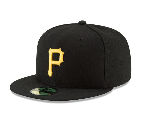 Pittsburgh Pirates Home Collection 59Fifty Fitted-On-Field Collection-Black product image 2, provided for visual reference
