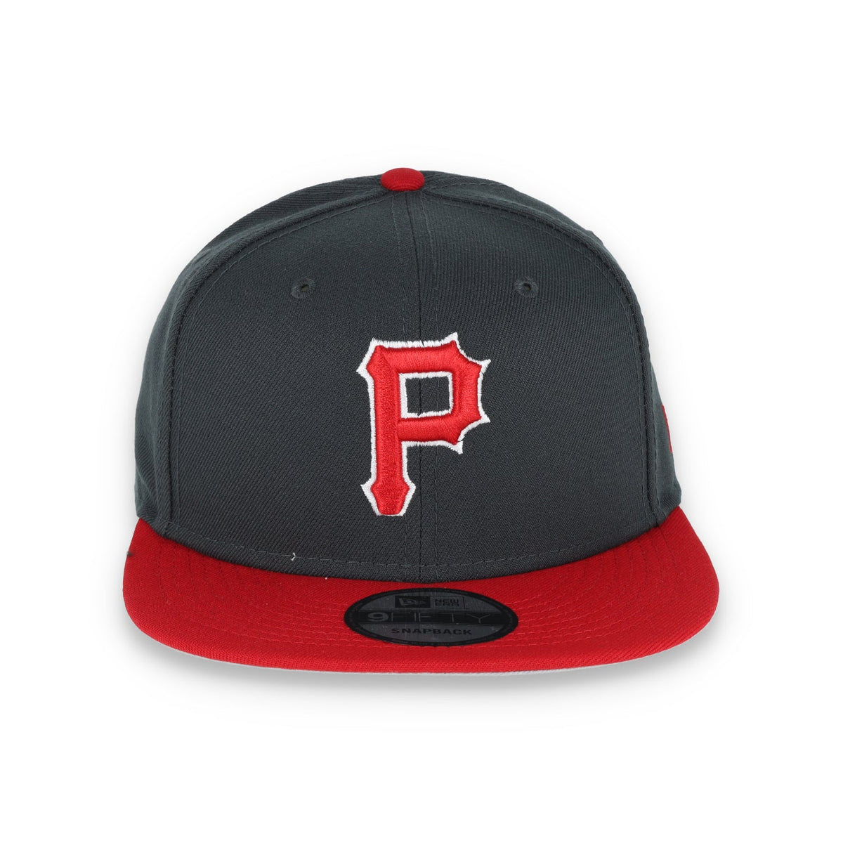 New Era Pittsburgh Pirates 2-Tone Color Pack 9FIFTY Snapback Hat - Grey/Scarlet product image 2, provided for visual