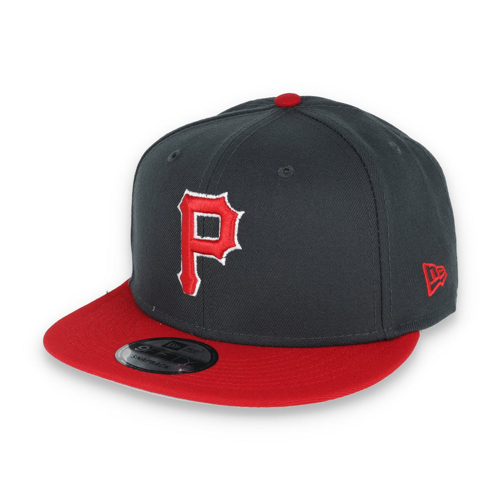 New Era Pittsburgh Pirates 2-Tone Color Pack 9FIFTY Snapback Hat - Grey/Scarlet product image 3, provided for visual