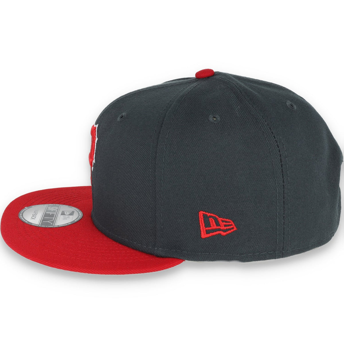 New Era Pittsburgh Pirates 2-Tone Color Pack 9FIFTY Snapback Hat - Grey/Scarlet product image 4, provided for visual