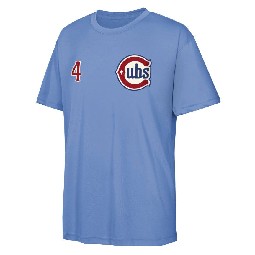 Pete Crow-Armstrong Chicago Cubs Alt 2 Blues Sublimated Youth T-Shirt product image 3, provided for visual reference and