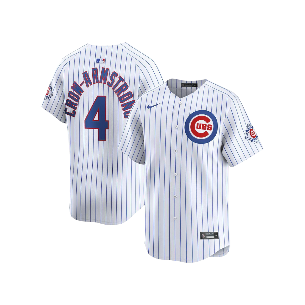 Pete Crow-Armstrong Chicago Cubs Nike 150th Anniversary Home Pinstripe Jersey - Youth product image 1, provided for visual