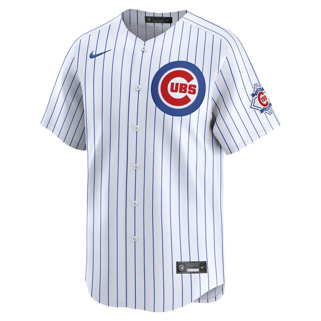 Pete Crow-Armstrong Chicago Cubs Nike Limited 150th Anniversary Home Pinstripe Jersey product image 3, provided for visual