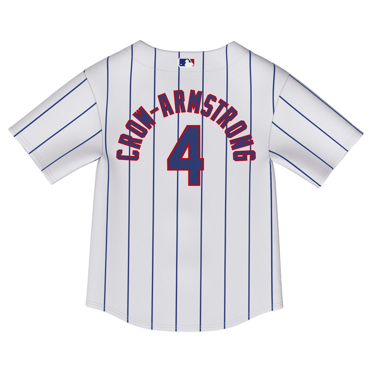 Pete Crow-Armstrong Chicago Cubs Nike Toddler Pinstripe Home Jersey product image 2, provided for visual reference and