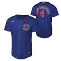 Chicago Cubs Youth Royal Baseline Crow-Armstrong Jersey product image 1, provided for visual reference and product detail