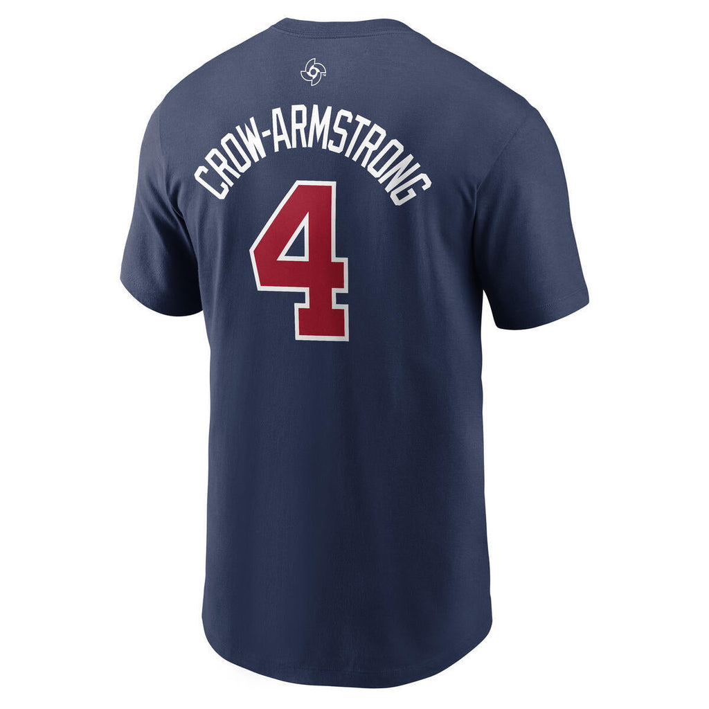 Pete Crow-Armstrong USA World Baseball Classic 2026 Nike Navy Player T-Shirt product image 2, provided for visual reference