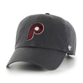 Philadelphia Phillies '47 Charcoal Cooperstown Clean Up Adjustable Hat product image 1, provided for visual reference and