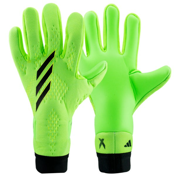 Adidas X Gl Lge Gloves - Solar Green/Black/Solar Yellow product image 1, provided for visual reference and product detail