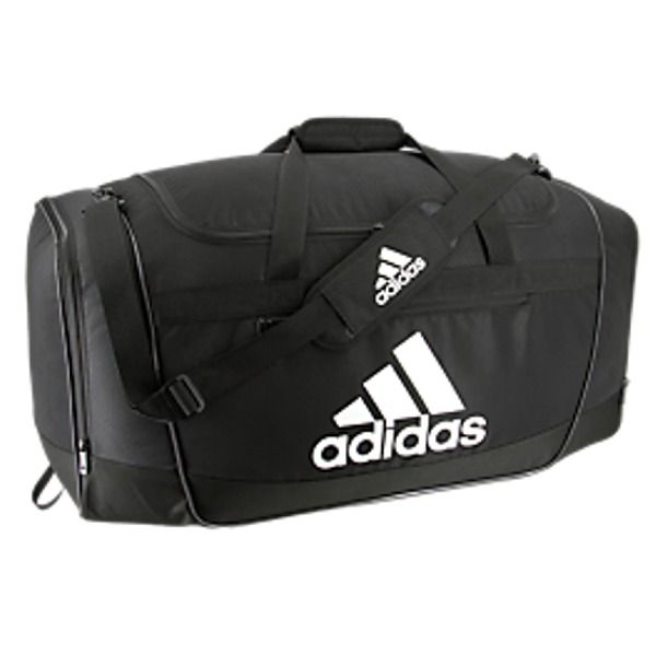 Adidas Defender Iv Small Duffel Bag- Black product image 1, provided for visual reference and product detail review