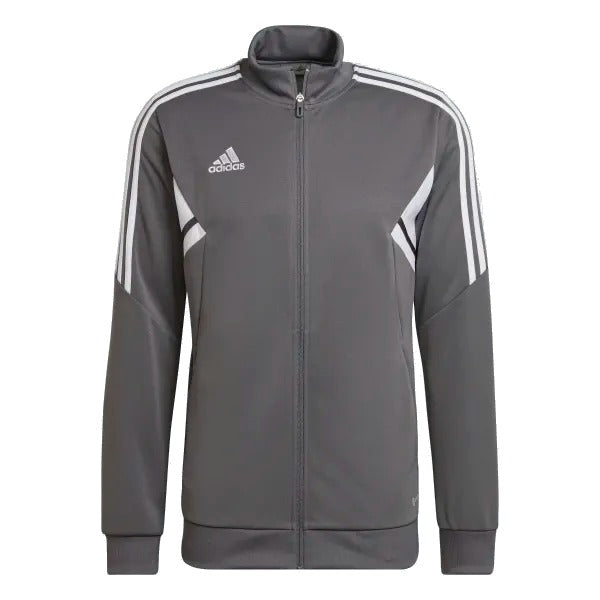 ADIDAS Women CONDIVO 22 TRACK JACKET -GREY/WHITE product image 1, provided for visual reference and product detail review
