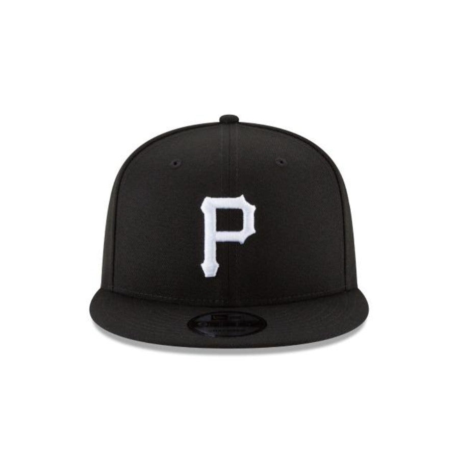 New Era Pittsburgh Pirates Basic 9Fifty Snapback-Black/White product image 2, provided for visual reference and product