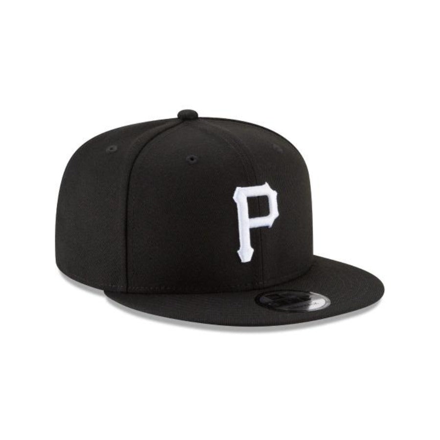 New Era Pittsburgh Pirates Basic 9Fifty Snapback-Black/White product image 3, provided for visual reference and product