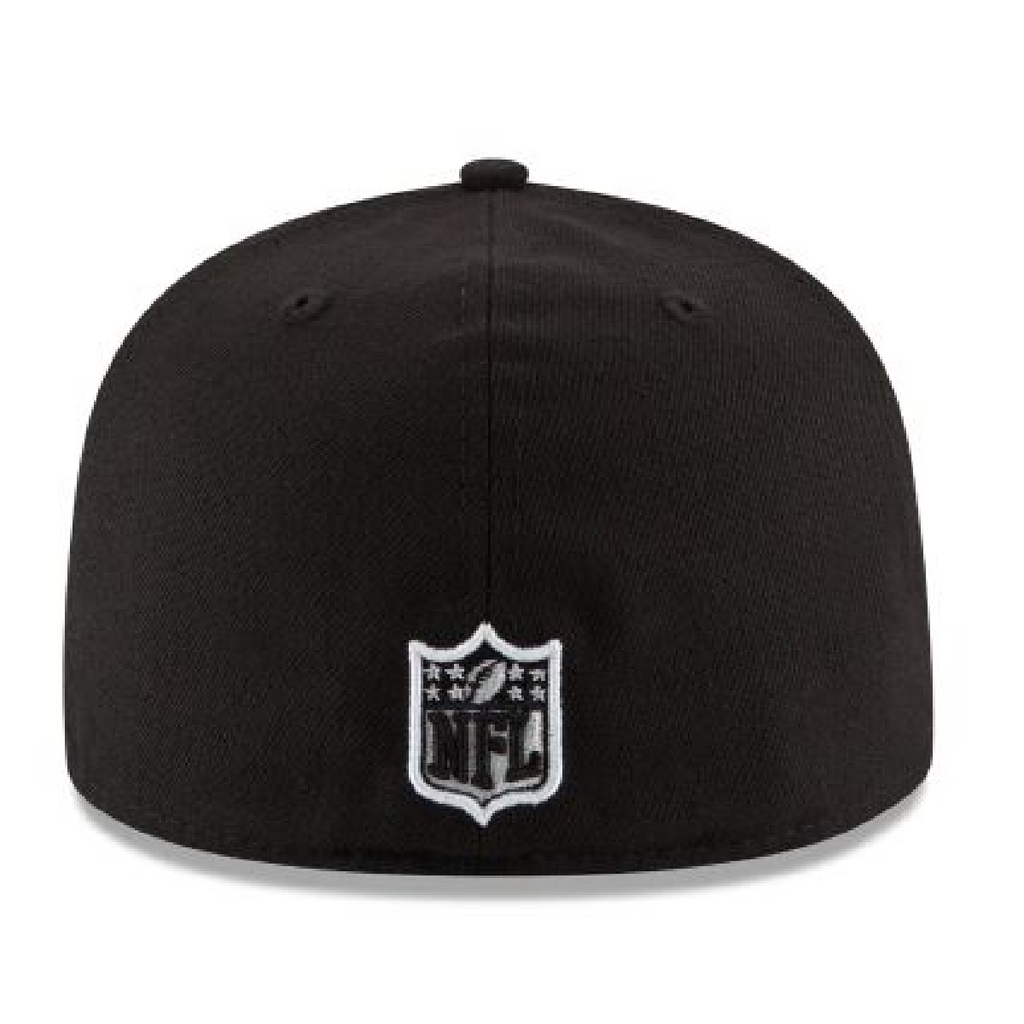 New Era Las Vegas Raiders Black & White 59Fifty Fitted product image 4, provided for visual reference and product detail