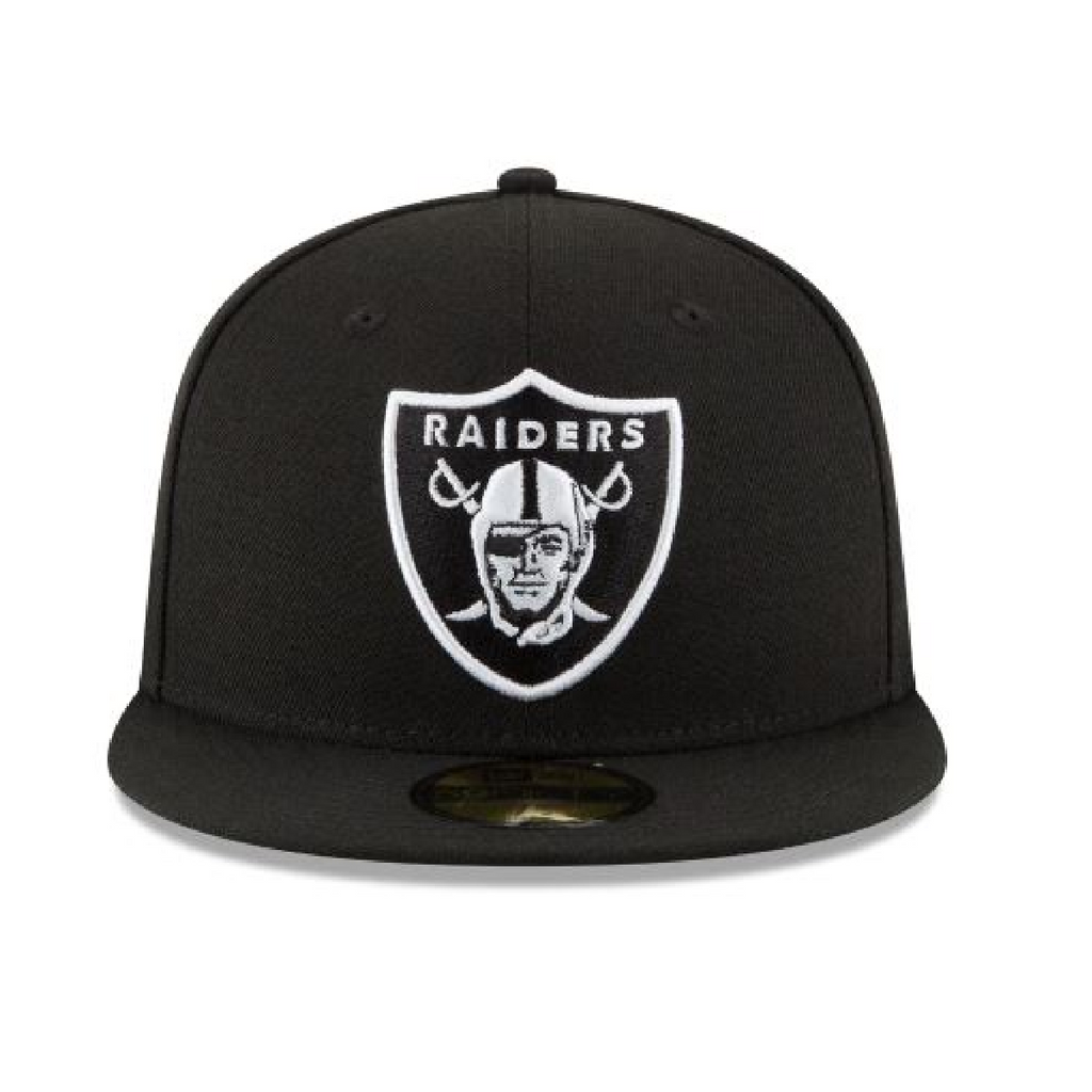 New Era Las Vegas Raiders Black & White 59Fifty Fitted product image 3, provided for visual reference and product detail