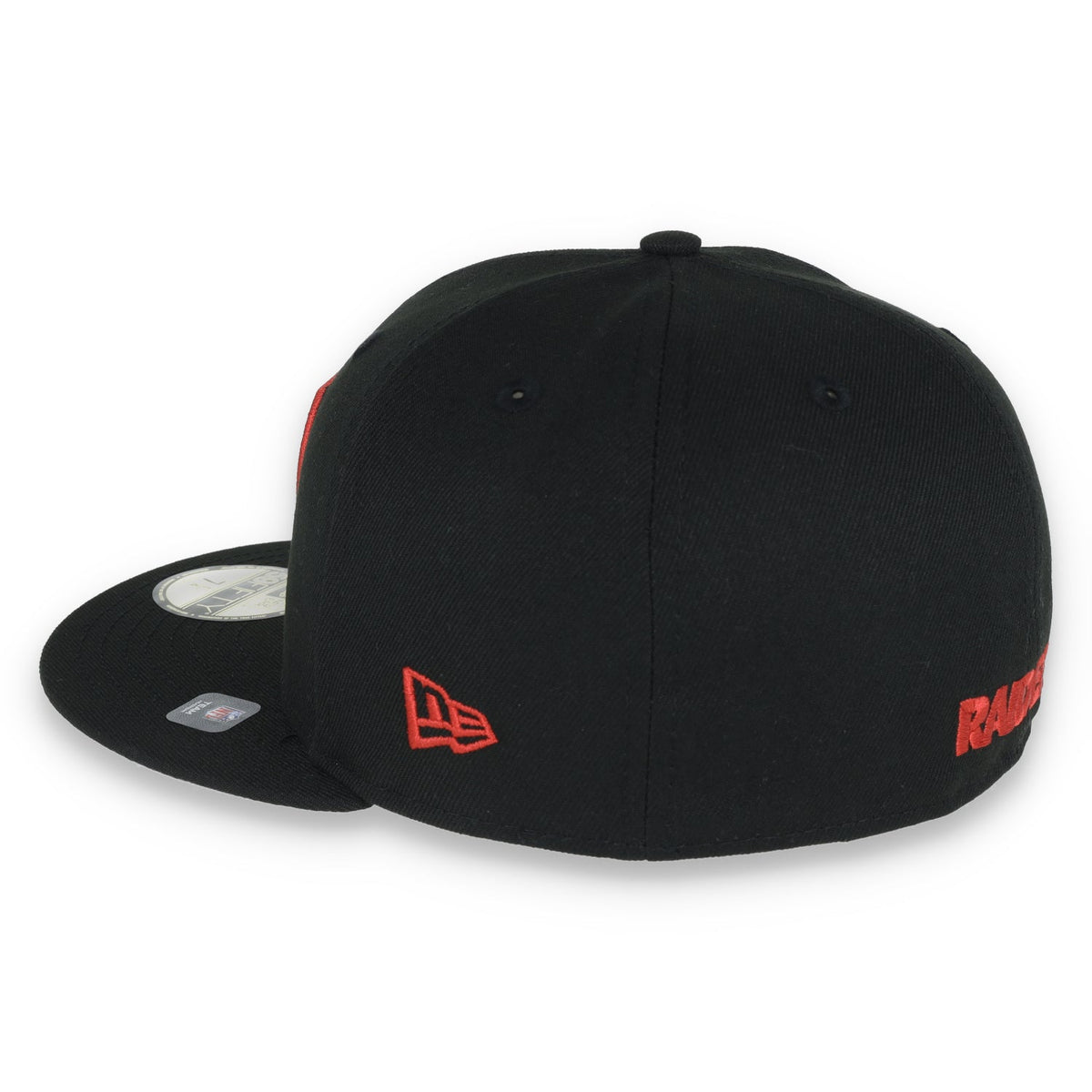 Las Vegas Raiders Shield Super Bowl XV Side Patch New Era 59Fifty Fitted-Black product image 4, provided for visual