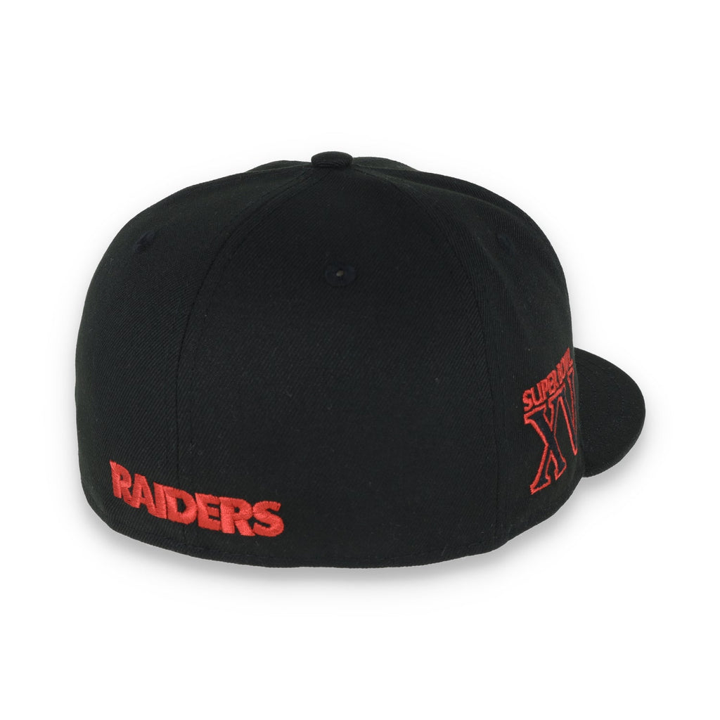 Las Vegas Raiders Shield Super Bowl XV Side Patch New Era 59Fifty Fitted-Black product image 5, provided for visual