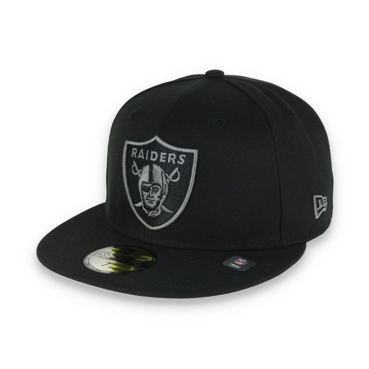 Las Vegas Raiders Shield 2000 Hawaii Pro Bowl Side Patch New Era 59Fifty Fitted-Black/Grey product image 7, provided for