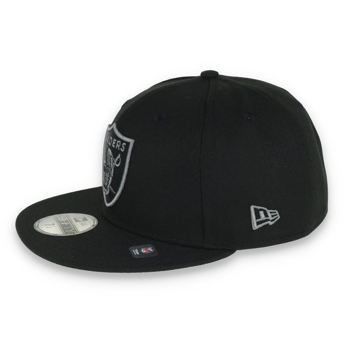 Las Vegas Raiders Shield 2000 Hawaii Pro Bowl Side Patch New Era 59Fifty Fitted-Black/Grey product image 3, provided for