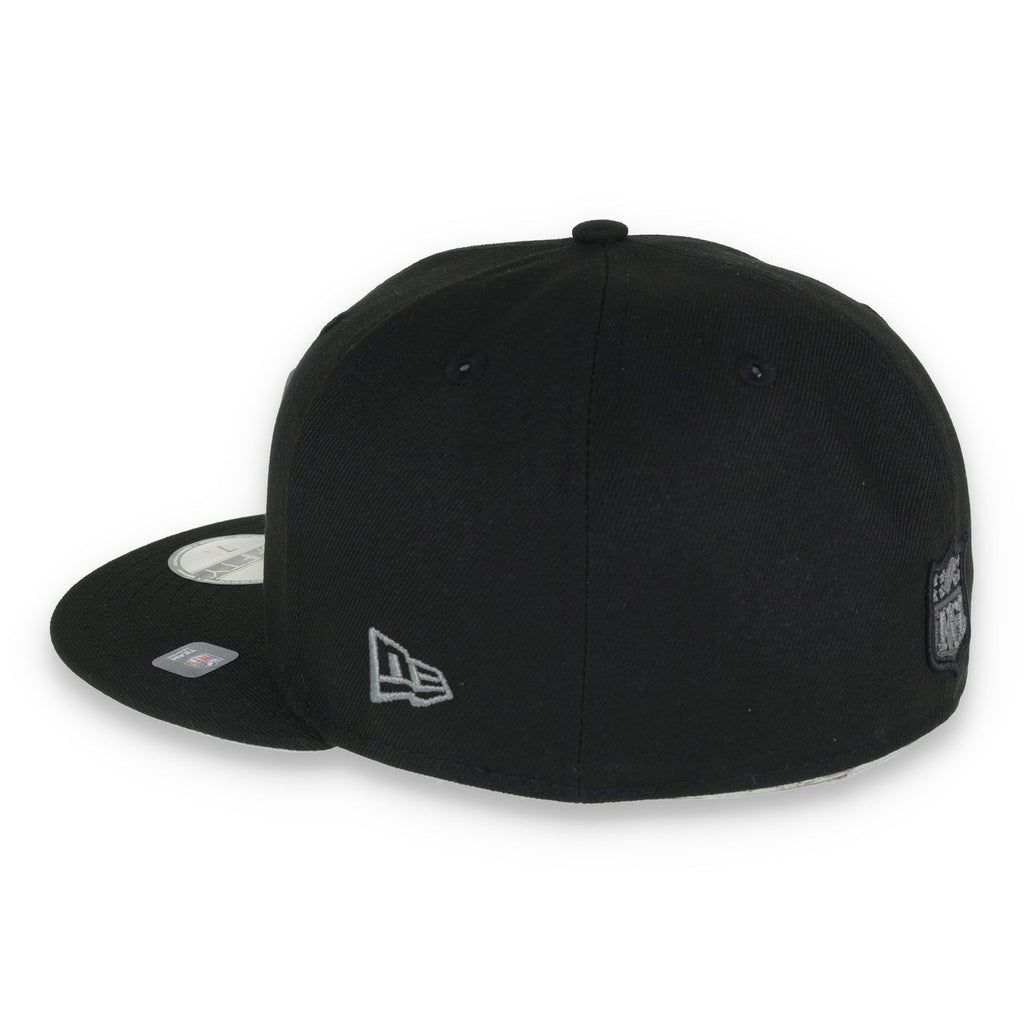 Las Vegas Raiders Shield 2000 Hawaii Pro Bowl Side Patch New Era 59Fifty Fitted-Black/Grey product image 4, provided for