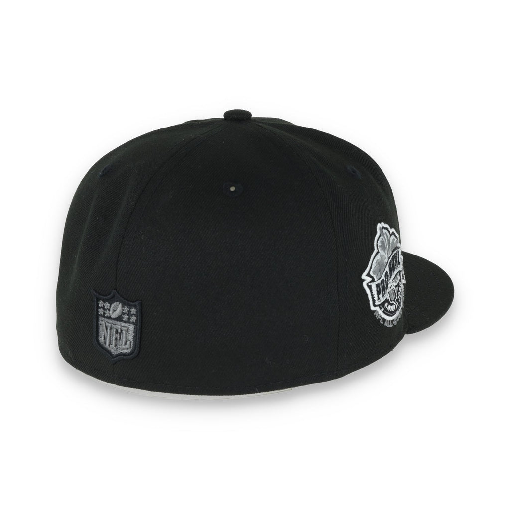 Las Vegas Raiders Shield 2000 Hawaii Pro Bowl Side Patch New Era 59Fifty Fitted-Black/Grey product image 5, provided for