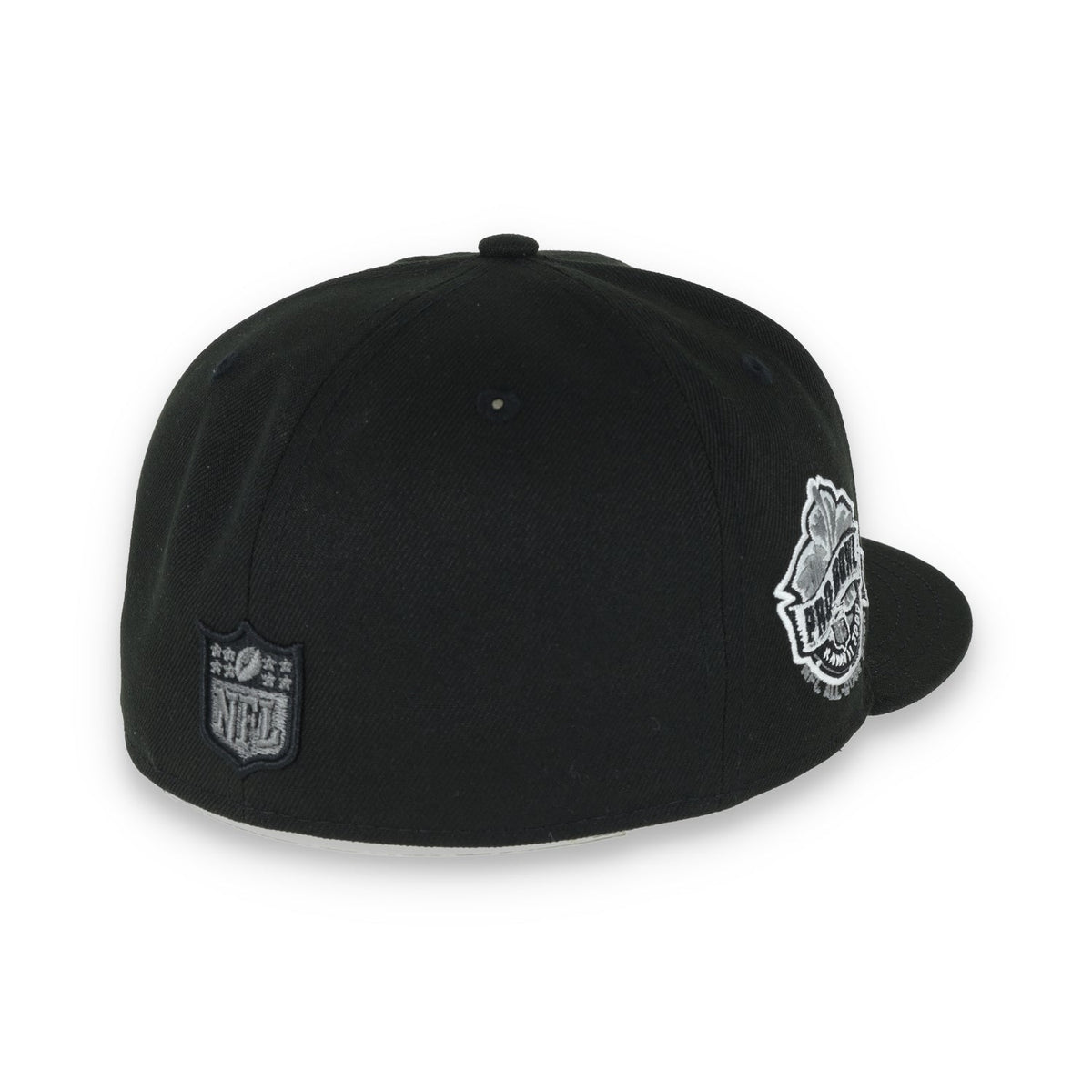 Las Vegas Raiders Shield 2000 Hawaii Pro Bowl Side Patch New Era 59Fifty Fitted-Black/Grey product image 5, provided for