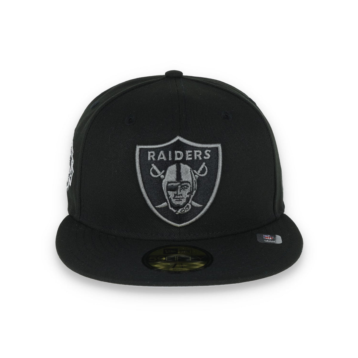 Las Vegas Raiders Shield 2000 Hawaii Pro Bowl Side Patch New Era 59Fifty Fitted-Black/Grey product image 2, provided for